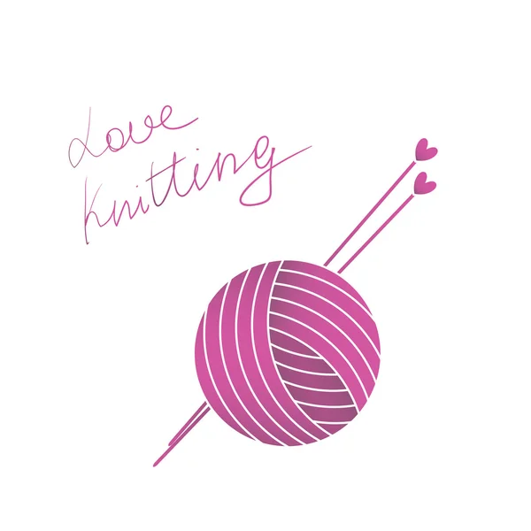 Logo for knitting 3 — Stock Vector