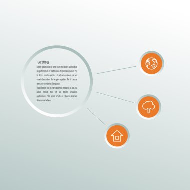 Infographic şablon vektör