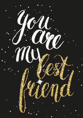 Benim en iyi arkadaşım hat vardır