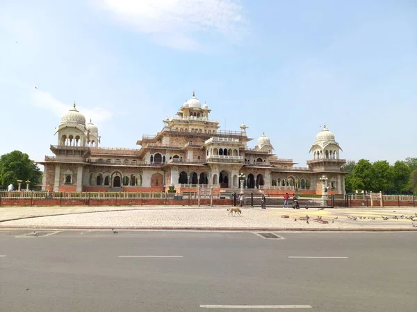 Albert Hall Museum Está Situado Jaipur Rajastán India — Foto de Stock