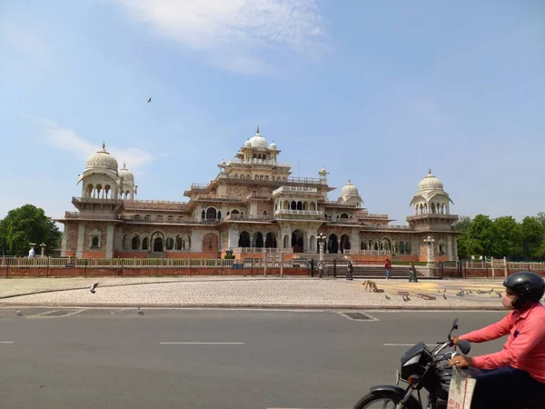 Albert Hall Museum Befindet Sich Jaipur Rajasthan Indien — Stockfoto