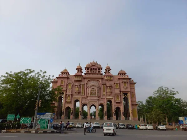 Patrika Gate Ligger Jaipur Rajasthan Indien — Stockfoto