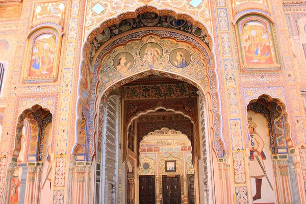 Nawalgarh Haveli Situated Nawalgarh Shekhawati Jhunjhunu Rajasthan India — Fotografia de Stock