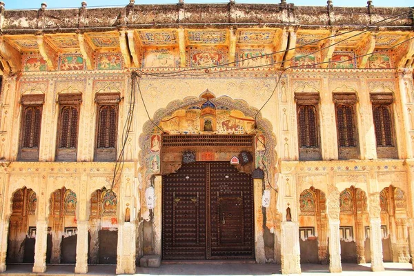 Fatehpur Haveli Fatehpur Shekhawati Sitar Rajasthan Hindistan Yer Almaktadır — Stok fotoğraf