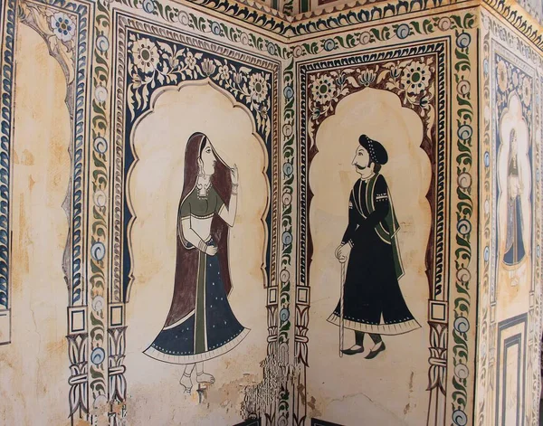 Fatehpur haveli Fatehpur shekhawati, sitar, Rajasthan, Hindistan 'da yer almaktadır. 