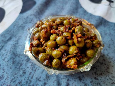 Meşhur Rajasthani ker turşusu, Rajasthan, Hindistan