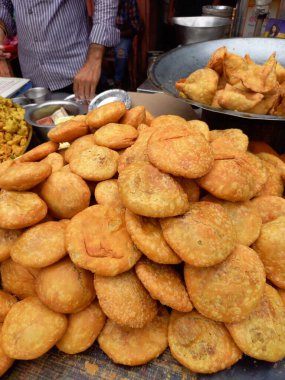 rajasthani ünlü kachori, jaipiur, rajasthan, Hindistan