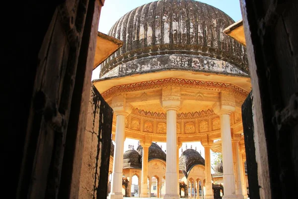 Rampart Chhatriyan Situated Rampart Shekhawati Sikar Rajastan India — стоковое фото