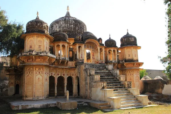 Rampart Chhatriyan Está Situado Muralla Shekhawati Sikar Rajastán India — Foto de Stock