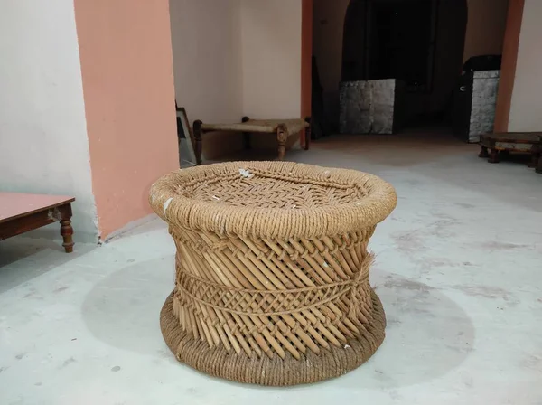 Traditional Stools Rajasthan India — Stock Photo, Image