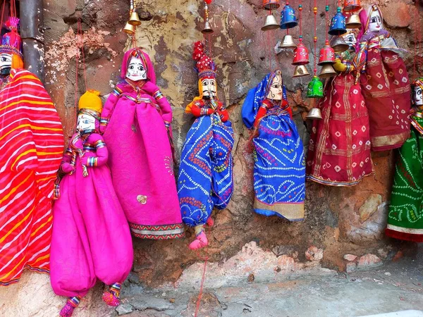 Espectáculo Títeres Rajasthani Jaipur Rajasthan India —  Fotos de Stock