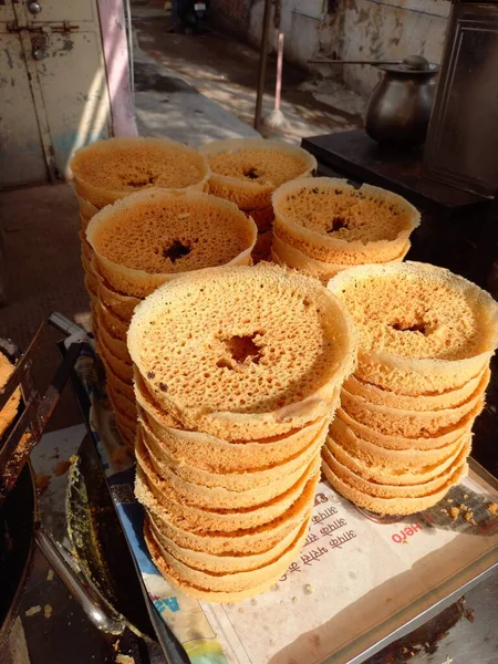 rajasthani ünlü ghevar, jaipur, Hindistan