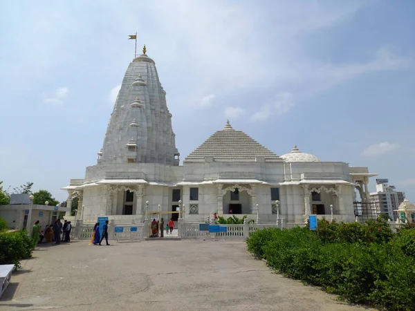 Birla Temple Está Situado Jaipur Rajasthan Índia — Fotografia de Stock