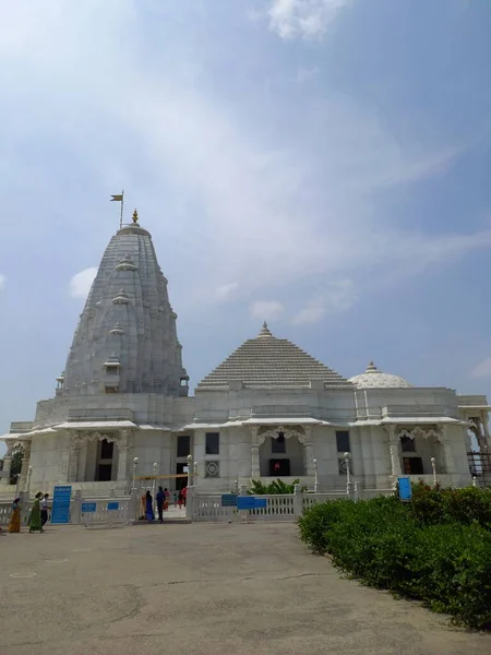 Birla Temple Βρίσκεται Στην Jaipur Rajasthan Ινδία — Φωτογραφία Αρχείου