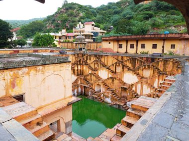Panna meena ka kund is situated in Jaipur, Rajasthan, India  clipart