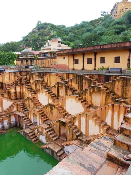 Panna Meena Kund Gelegen Jaipur Rajasthan India — Stockfoto