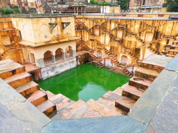 Panna Meena Kund Está Situado Jaipur Rajastán India —  Fotos de Stock