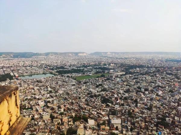 Fuerte Nahargath Está Situado Jaipur Rajastán India — Foto de Stock