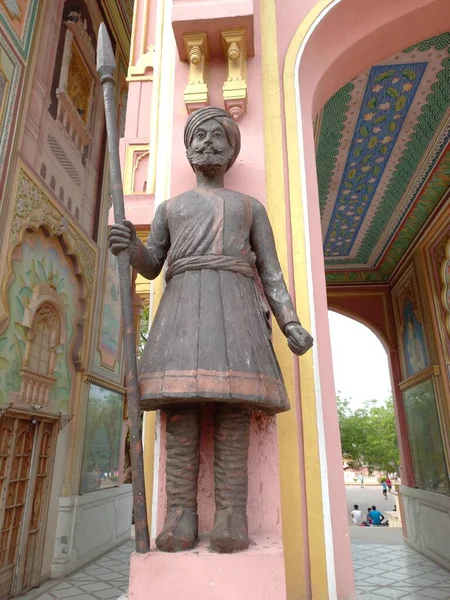 Patrika Gate Está Situado Jaipur Rajasthan India — Foto de Stock