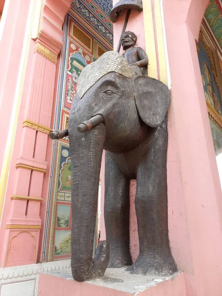 Patrika Gate Est Situé Jaipur Rajasthan Inde — Photo