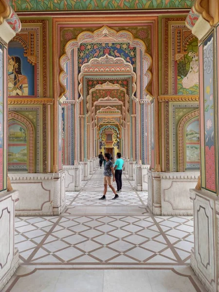 Patrika Gate Est Situé Jaipur Rajasthan Inde — Photo