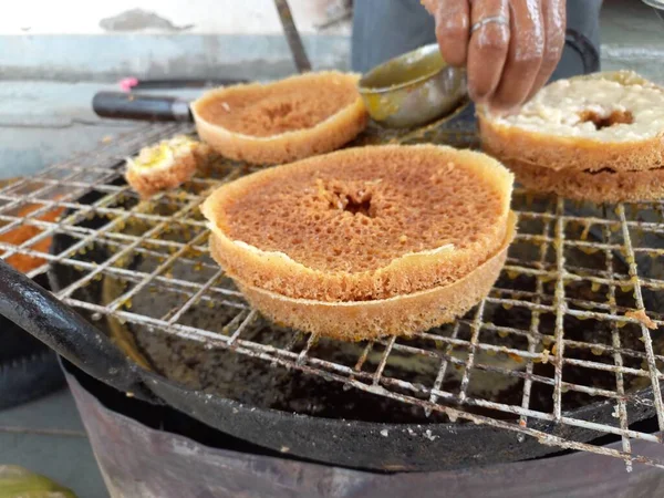 Rajasthani Famoso Malai Ghevar Rajasthan Índia — Fotografia de Stock