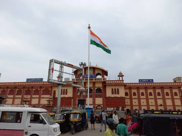 Estación Tren Ajmer Unión Ajmer Rajasthan India —  Fotos de Stock