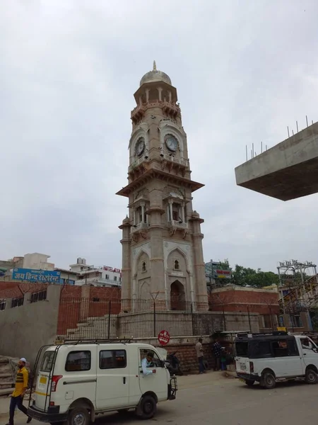 Wieża Zegarowa Znajduje Się Ajmer Rajasthan Indie — Zdjęcie stockowe