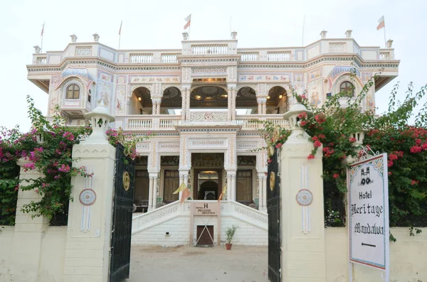 Κληρονομιά Mandawa Haveli Βρίσκεται Στην Mandawa Jhunjhunu Shekhawati Rajasthan Ινδία — Φωτογραφία Αρχείου