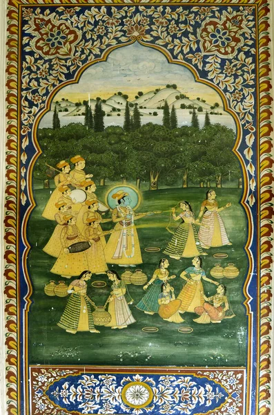 Mandawa Haveli Mandawa, jhunjhunu, shekhawati, Rajasthan, Hindistan 'da yer almaktadır.