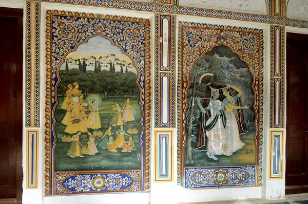 Patrimonio Mandawa Haveli Está Situado Mandawa Jhunjhunu Shekhawati Rajasthan India — Foto de Stock