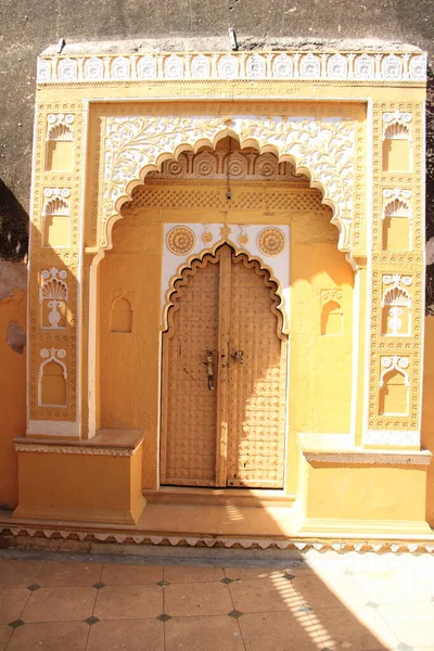 Laxmangarh Fort Est Situé Dans Laxmangarh Sikar Shekhawati Rajasthan Inde — Photo