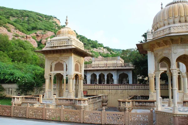 Gatore Chhatriyan Βρίσκεται Στην Jaipur Rajasthan Ινδία — Φωτογραφία Αρχείου