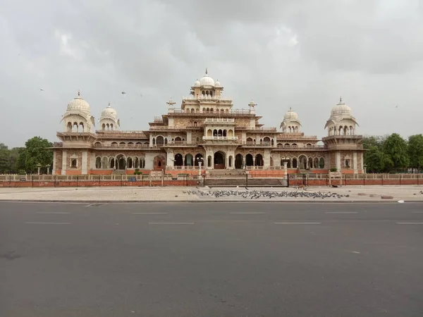 Albert Hall Βρίσκεται Jaipur Rajasthan Ινδία — Φωτογραφία Αρχείου