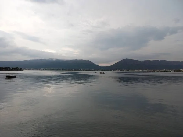 Ana Sagar Lago Encuentra Ajmer Rajastán India —  Fotos de Stock