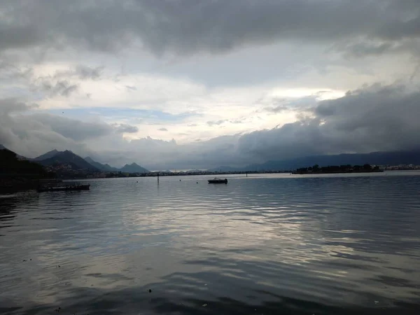 Ana Sagar Lago Está Localizado Ajmer Rajasthan Índia — Fotografia de Stock