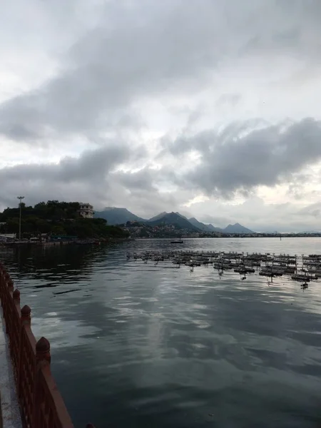 Ana Lago Sagar Trova Ajmer Rajasthan India — Foto Stock