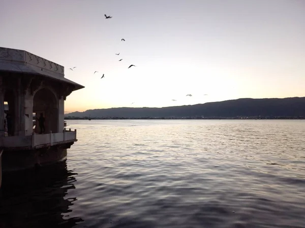 Ana Sagar Lago Está Localizado Ajmer Rajasthan Índia — Fotografia de Stock