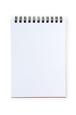 Açık defter izole kırpma yoluyla