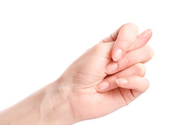 incir jest gösterilen el