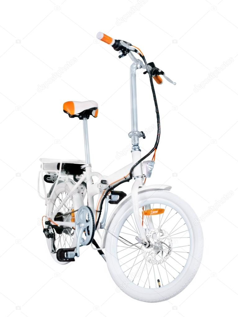 White e-bike