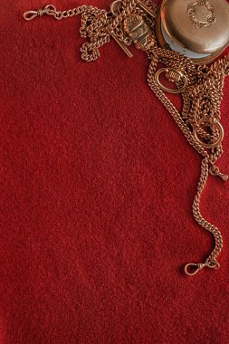 Antik altın arka plan çerçevesi olarak hissettim