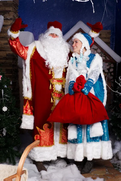 Russian Christmas characters — Stock Photo, Image