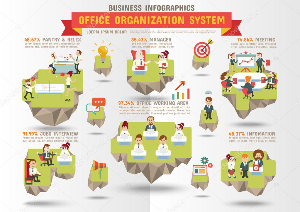 Business Office Infographics