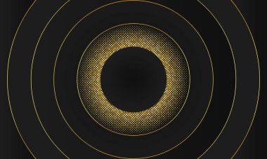 Lüks Arkaplan Kalkan Birleştirme Çemberi 