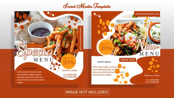 Sosyal Medya Şablonu Instagram iletisi dalga stili tasarımı. vektör arkaplanı