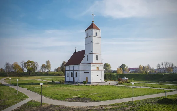 Беларусь, Заславль: Спасо-Преображенский православный храм . — стоковое фото