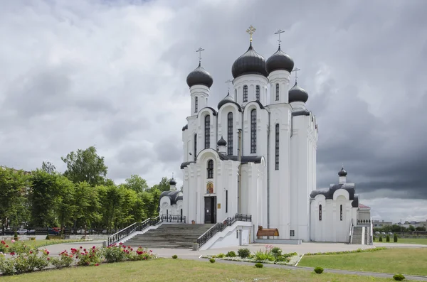 Belarús, Baranovichi: Catedral ortodoxa de San Alejandro Nevski . — Foto de Stock