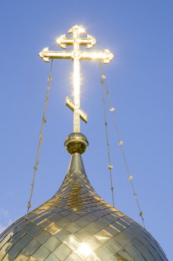 Beyaz Rusya, Minsk: bir kubbe Ortodoks Kilisesi Andrew Pervozvannyi, parçası.