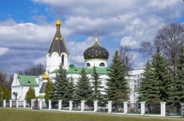 Minsk: orthodox church of Saint Mary Magdalene equal to the apostles clipart